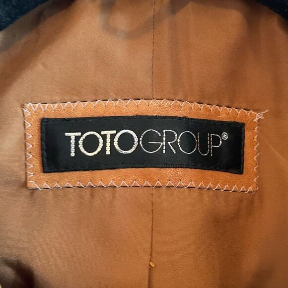 Vintage leather jacket fitted camel colour - Picture 8 of 13